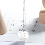 Blau funkelnder Herz Flacon oder Urne “Forever in my Heart” | 925 Silber Medaillon brand: Eudora