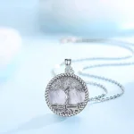 Lebensbaum mit Mutter-Göttin auf Perlmutt | 925 Silber Anhänger brand: Eudora