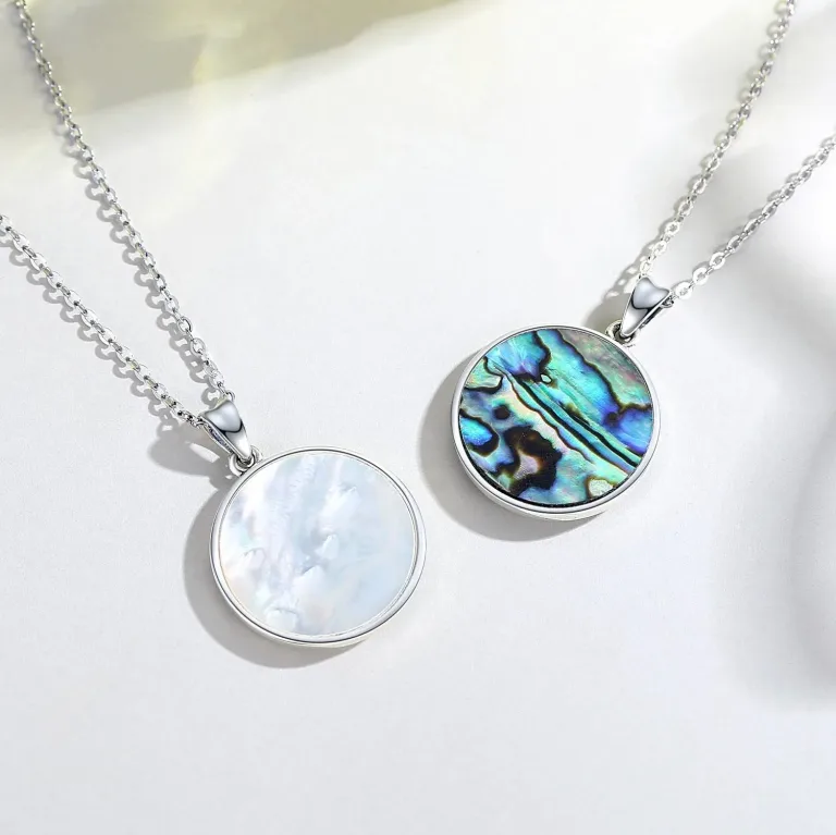 Perlmutt Lebensbaum mit Mutter-Göttin, Halskette | 925 Silber Anhänger brand: Eudora