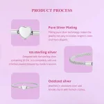 Elegantes 925 Silber Armband: Mesh-Armkette mit Herz-Clip Verschluss. Das Charm-Armband ist ca. 3mm dick und in 17cm & 19cm Länge erhältlich. Ideal als Geschenk für Damen. Romantischer Armschmuck aus Sterling Silber.
