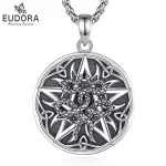Schlangen-Pentagramm Halskette, 925 Silber Anhänger mit detailreicher Schlangen-Wicklung, Hexen Magie Schmuck für Damen und Herren, Gothic Style